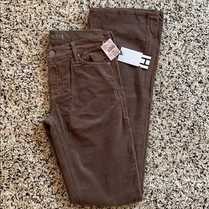 MOTHER The Runaway Hopscotch Beaver Corduroy Jeans